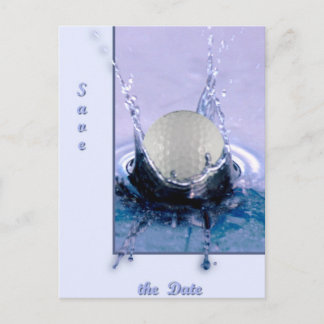 Water Hazard Announcement Postcard