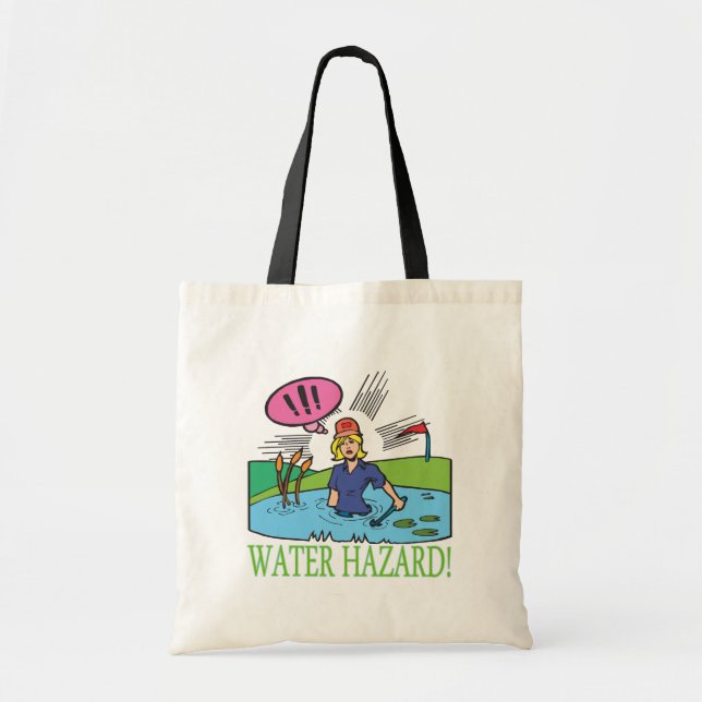 Water Hazard Tote Bag (Front)