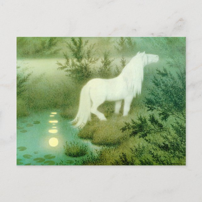 Water Horse Kelpie Artwork Postcard (Front)