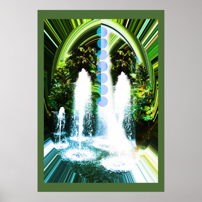 Water in nature poster (Front)