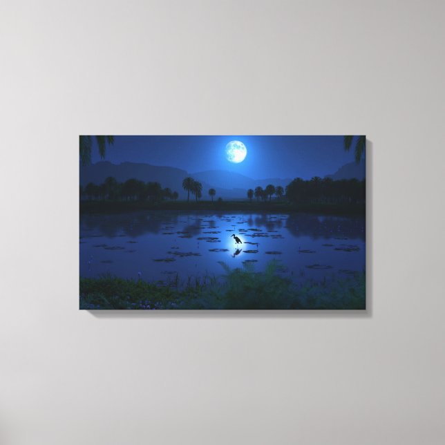 Water is Life (Oasis) Canvas Print (Front)