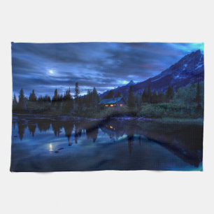Water Jenny Lake Grand Teton National Park Kitchen Towel