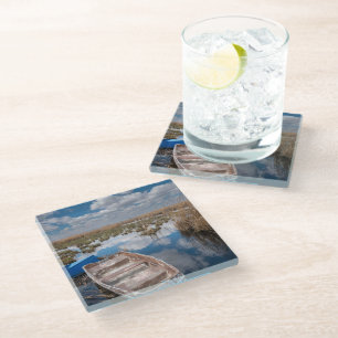 Water Kayseri Turkey Glass Coaster