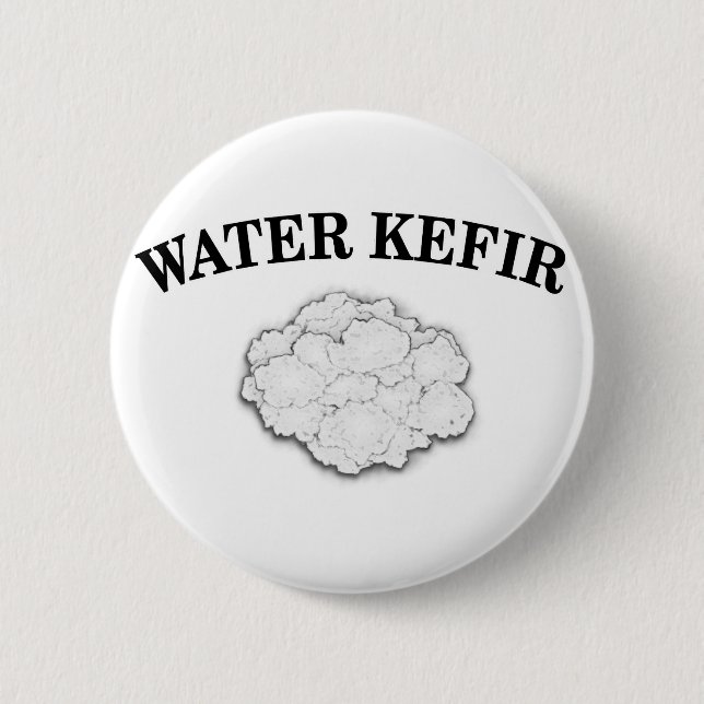 Water Kefir Grains 2 Inch Round Button (Front)
