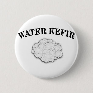 Water Kefir Grains 2 Inch Round Button
