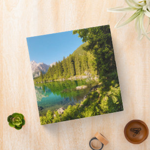 Water Lago di Fusine Mount Gangart Julian Alps Binder