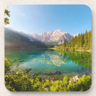 Water Lago di Fusine Mount Gangart Julian Alps Coaster
