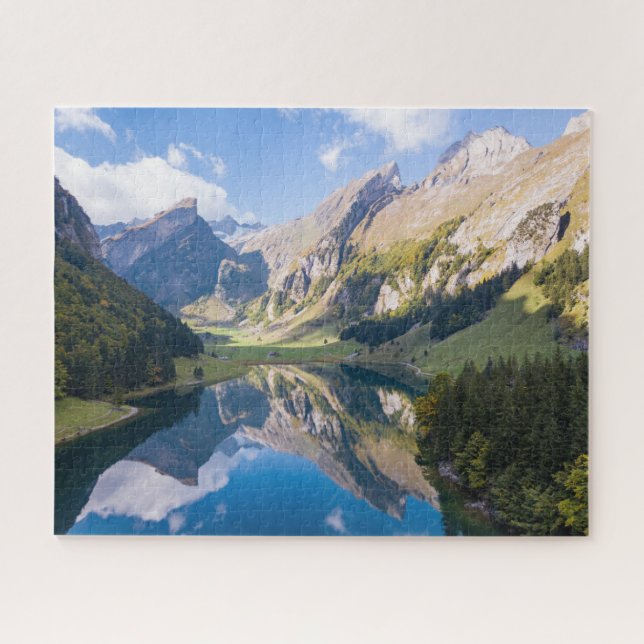Water | Lake Alpsee Switzerland Jigsaw Puzzle (Horizontal)