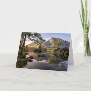 Water   Lake Hintersee Berchtesgaden Germany Card