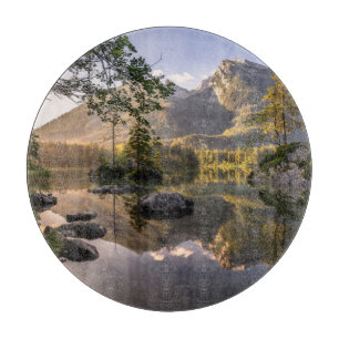 Water Lake Hintersee Berchtesgaden Germany Cutting Board