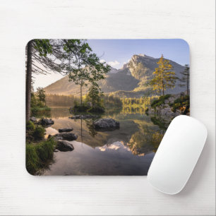 Water Lake Hintersee Berchtesgaden Germany Mouse Pad
