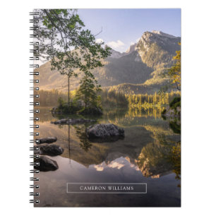 Water Lake Hintersee Berchtesgaden Germany Notebook