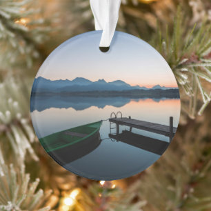 Water   Lake Hopfen Bavarian Alps Germany Ornament