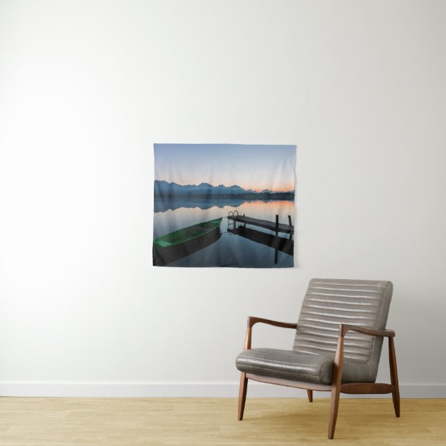 Water | Lake Hopfen Bavarian Alps Germany Tapestry (In Situ (Horizontal))