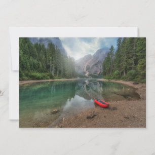 Water Lake South Tyrol, Italy Thank You Card