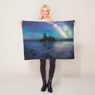 Water   Lake Superior Minnesota Fleece Blanket