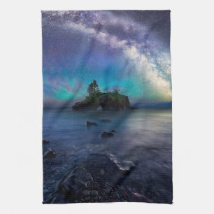 Water Lake Superior Minnesota Kitchen Towel