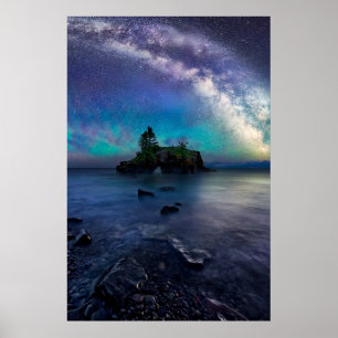 Water Lake Superior Minnesota Poster