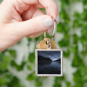 Water   Lakeshore at Night Keychain