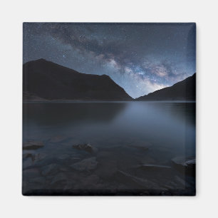 Water Lakeshore at Night Magnet