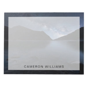 Water Lakeshore at Night Notepad