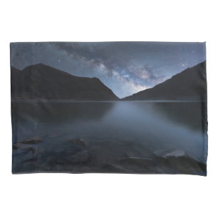 Water   Lakeshore at Night Pillowcase