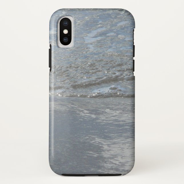 Water Lapping on the Beach Abstract Photography Case-Mate iPhone Case (Back)