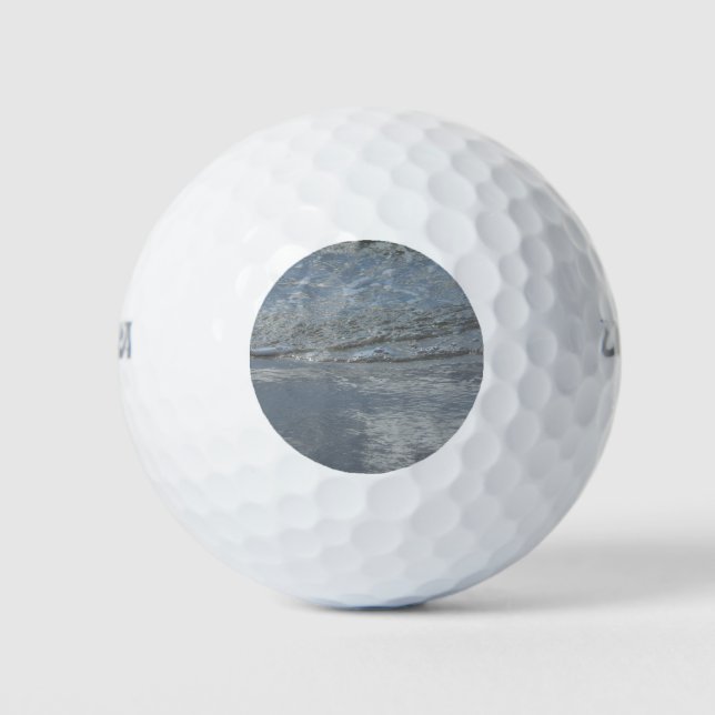 Water Lapping on the Beach Abstract Photography Golf Balls (Front)