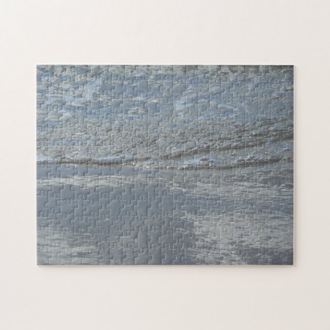 Water Lapping on the Beach Abstract Photography Jigsaw Puzzle (Horizontal)
