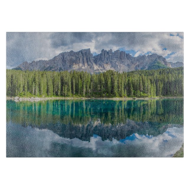 Water | Latemar Mountain Range Cutting Board (Front)