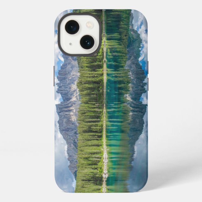 Water | Latemar Mountain Range iPhone Case (Back)