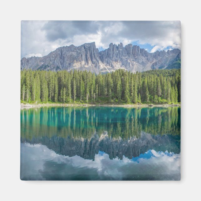 Water | Latemar Mountain Range Magnet (Front)
