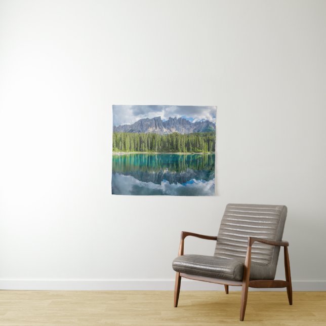 Water | Latemar Mountain Range Tapestry (In Situ (Horizontal))