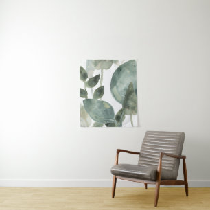 Water Leaves - Watercolor Tapestry