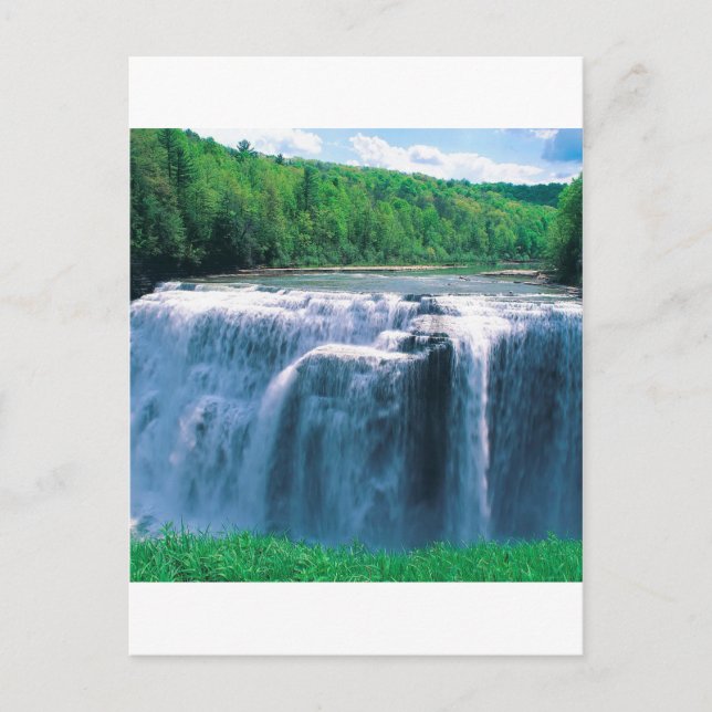 Water Letchworth State Park New York Postcard (Front)