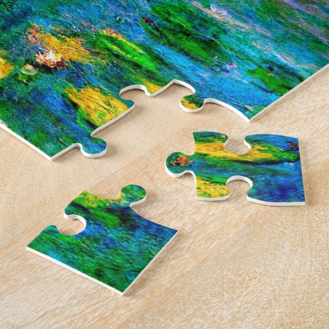 water-lilies-013 jigsaw puzzle (Side)