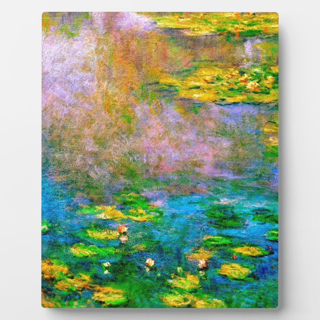 water-lilies-013 plaque (Front)