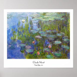 Water Lilies, 1915 Claude Monet cool, old, master, Poster