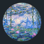 Water Lilies, 1919, by Claude Monet, Magnet<br><div class="desc">Claude Monet's famous Water Lilies,  1919,  painting. Also see matching solid colours,  pinkish-purple and Monet-blue.</div>