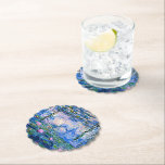 Water Lilies, 1919, by Claude Monet, Paper Coaster<br><div class="desc">Claude Monet's famous Water Lilies,  1919,  painting. Also see matching solid colours,  pinkish-purple and Monet-blue.</div>