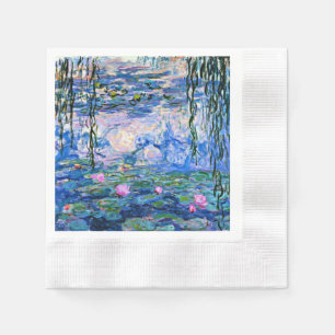 Water Lilies, 1919, by Monet Napkin