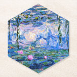 Water Lilies, 1919, Claude Monet, Paper Coaster<br><div class="desc">Claude Monet's famous painting, Water Lilies, 1919</div>