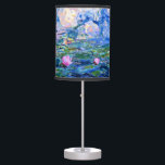 Water Lilies 1919, famous painting by Claude Monet Table Lamp<br><div class="desc">Water Lilies,  1919 popular painting by French Impressionist artist Claude Monet</div>