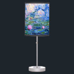 Water Lilies 1919, famous painting by Claude Monet Table Lamp<br><div class="desc">Water Lilies,  1919 popular painting by French Impressionist artist Claude Monet</div>