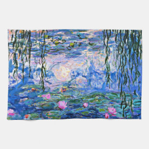 Water Lilies, 1919, painting by Claude Monet Kitchen Towel