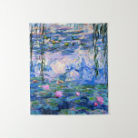 Water Lilies, 1919 painting by Claude Monet Tapestry<br><div class="desc">Water Lilies,  1919 fine art painting by French Impressionist artist Claude Monet</div>