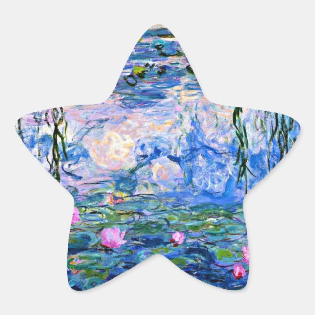 Water Lilies, 1919, par Claude Monet, Star Sticker (Devant)