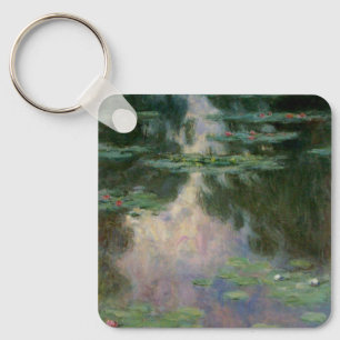 WATER LILIES 1 KEYCHAIN