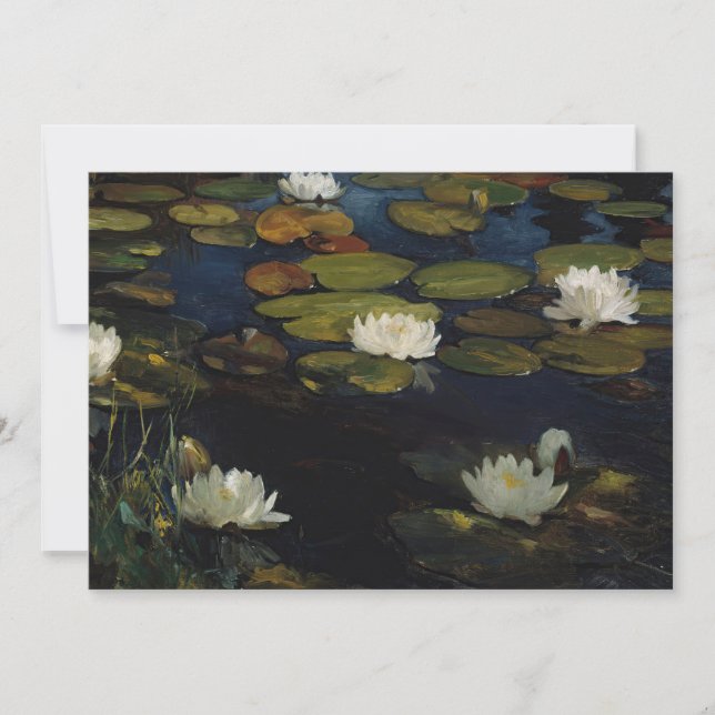Water Lilies | Albert Edelfelt (Front)