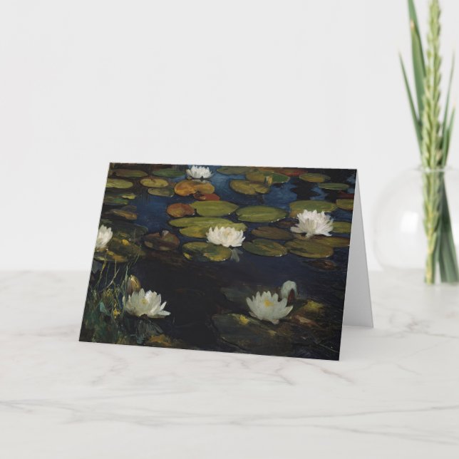 Water Lilies | Albert Edelfelt Card (Front)